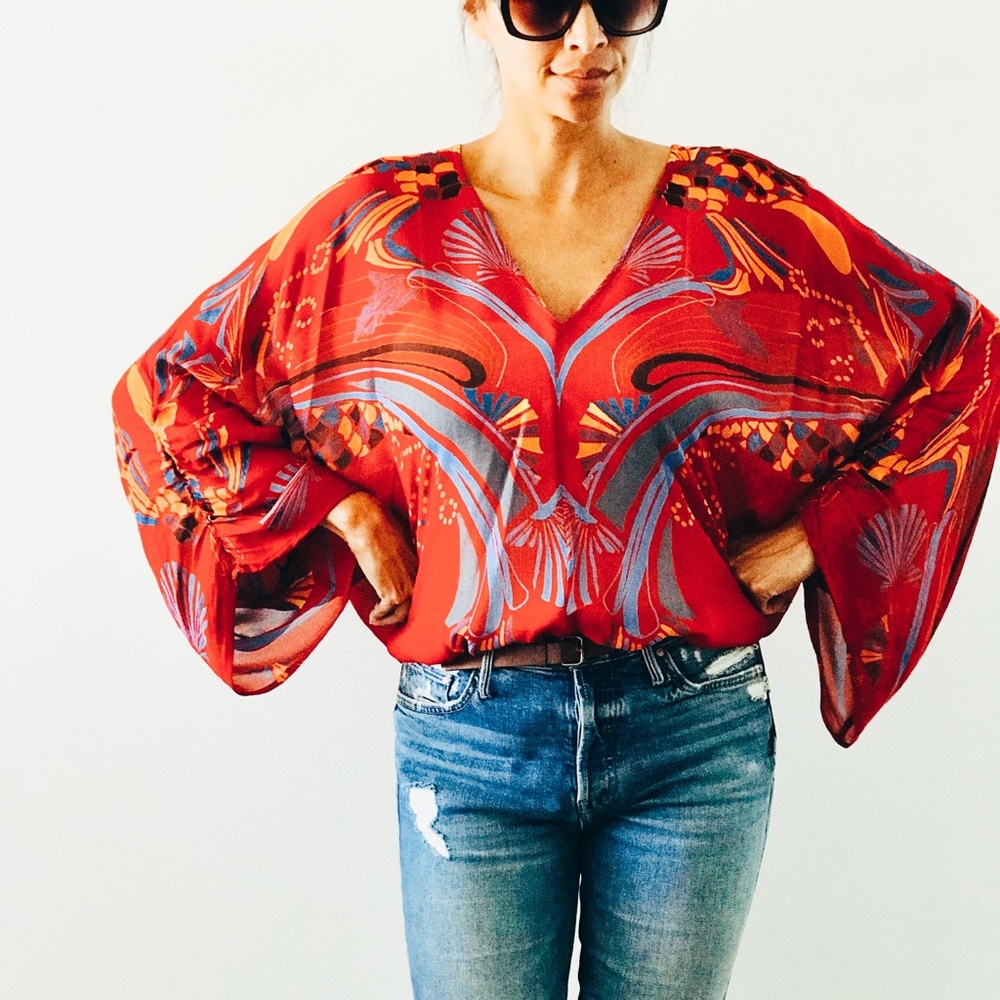 SOLD Free People Beneath the Sea top Size Small - Picture 8 of 9